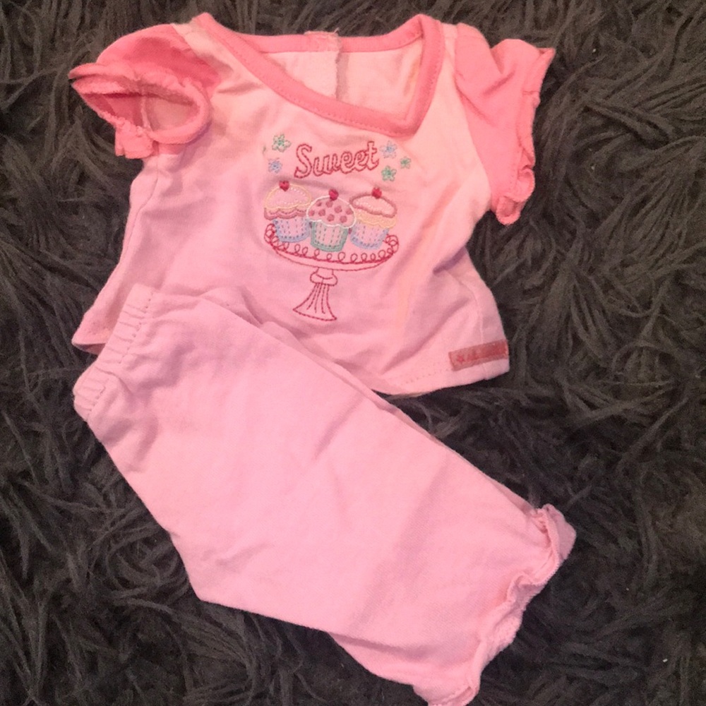 american girl doll pajama set